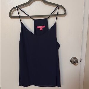 Navy Blue Lilly Pulitzer Tank Top